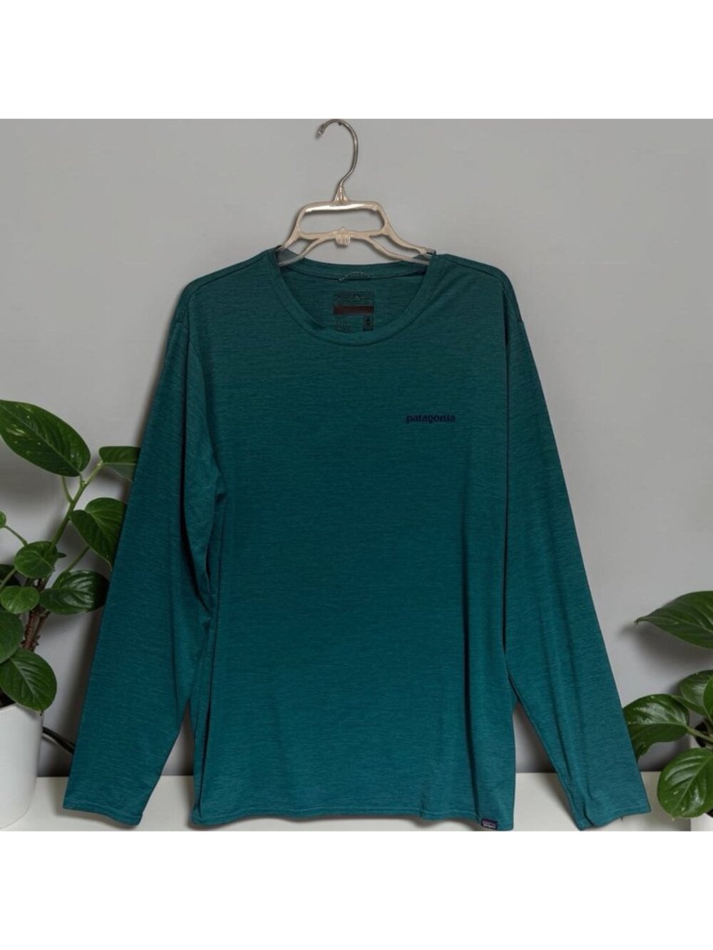 Patagonia Capilene Cool Daily Shirt Mens XL Long Sleeve Performance Stretch Teal